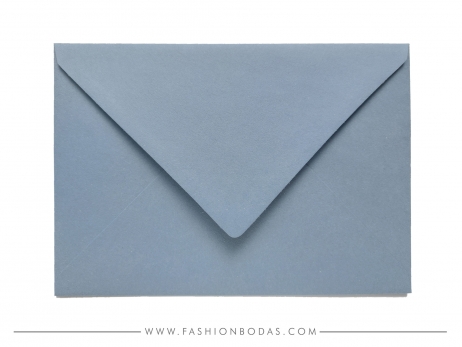 Sobres para invitaciones de boda - AZUL AGUA CON TEXTURA C5 (140grs)